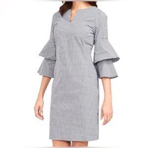 new J.McLaughlin 3/4 Flare Sleeve Shift Dress